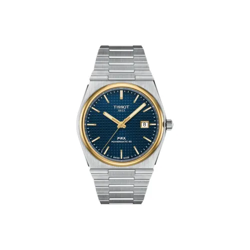 TISSOT Автоматический Механический Часы Мужские PRX Super Player Series 40мм*39,5мм Синий