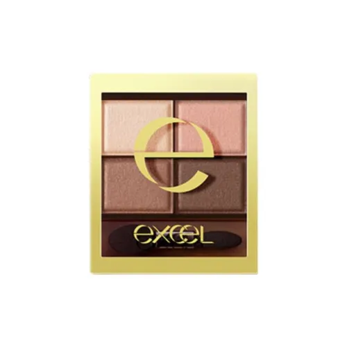 Excel Кофейный 4 цвета Тени для век Easy to Blend 4,3г