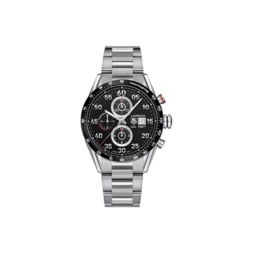 TAG HEUER Автоматический Механический Механизм Мужские Часы Carrera Collection 43 мм Черные