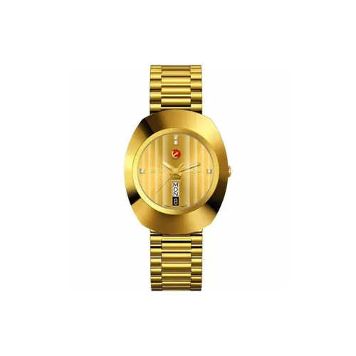 RADO Founder Коллекция Автоматический Механический Механизм Унисекс Часы 35 мм Золотистый Циферблат R12413773