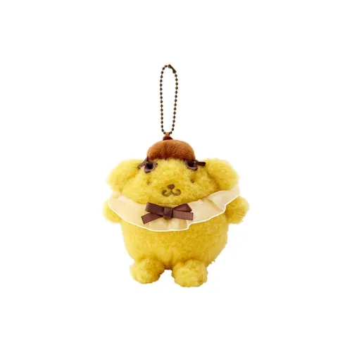 Sanrio Pudding Dogs Pompompurin Мягкий Серый Healing Collection Кукла Плюшевая Подвеска 13 см Рекомендуемая Высота