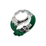 Серебряный ободок, ромб, чехлы для часов, зеленые ленты, одежда, наборы