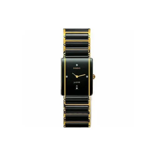 RADO Кварцевый механизм Мужские часы Precision Ceramics Collection 29мм*24мм*7мм Черный