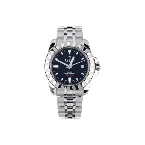 TUDOR Prince Sports Collection Автоматический Механический Механизм Мужские Часы Часы 41 мм Черный Циферблат