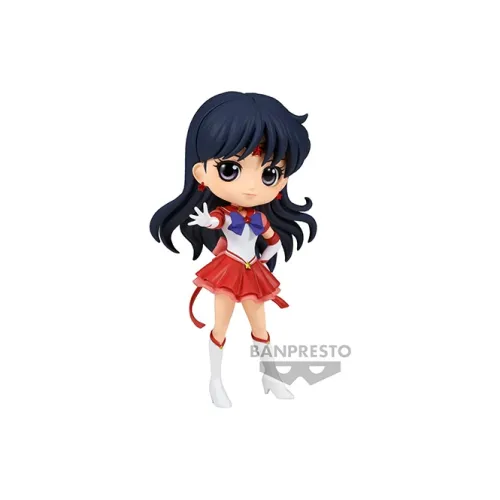 BANPRESTO Qposket Collection Sailor Moon Cosmos Вечный SAILOR MARS Версия A Чиби Фигурка 14 см