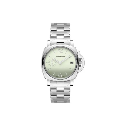 PANERAI LUMINOR DUE LUMINO Collection Автоматический Механический Механизм Унисекс Часы 38 мм Зеленый Циферблат