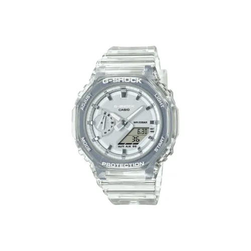 CASIO Liquid Crystal Analog Dual Display Series SHOCK Ice Resilience Collection Кварцевый механизм Resin Strap