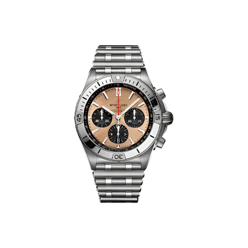 BREITLING Автоматический Механический Часы Мужской Mechanical Chronograph Collection 42 мм Кофейного цвета