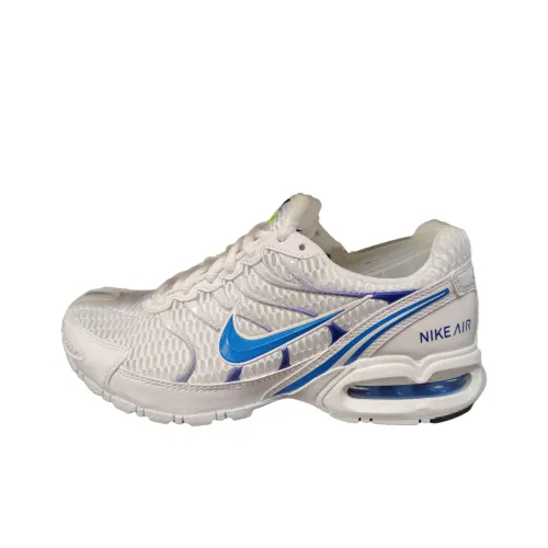 Nike Air Max Torch 4 Амортизаторы Slip-resistant Низкий топ Повседневные Беговые кроссовки Женские Белый Синий