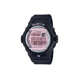 Розовый циферблат часов