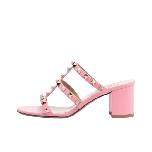 Valentino Rockstud Слипоны Женские Розовые