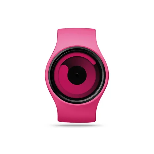 ZIIIRO Кварцевый механизм Унисекс Немецкий язык Наручные часы Красный Циферблат часов Нержавеющая сталь Чехлы для часов GRAVITY