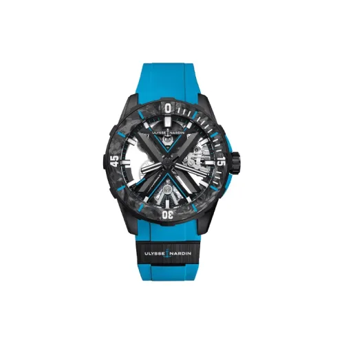 ULYSSE NARDIN Автоматический Механический Часы Мужские из Коллекции Diving 44 мм Скелет