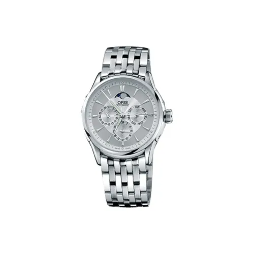 Oris Artist Series Автоматический Механический Механизм Мужские Часы Часы 40 мм Серебристый Циферблат Стальные Часы