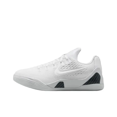 Детская баскетбольная обувь Nike Kobe 9 Low Top Белая Унисекс