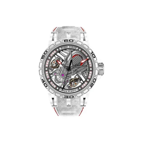 Roger Dubuis Мужские часы Kings Racing Series с ручным заводом, 45 мм, с механизмом, с черепом