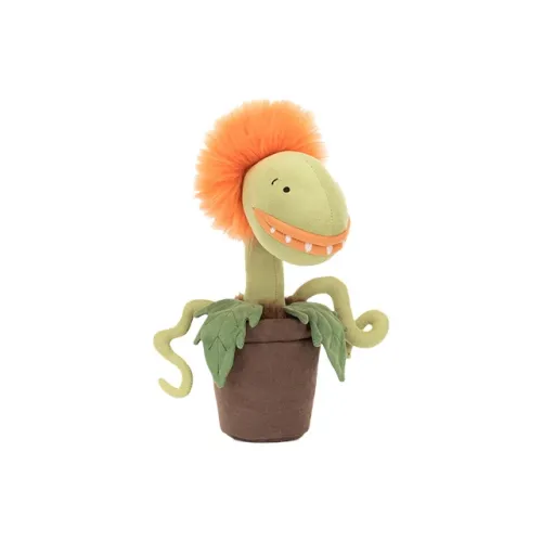 JELLYCAT Fun Plant Мясной аромат Бежево‑цветочный Куклы Плюшевая кукла 28 см Высота