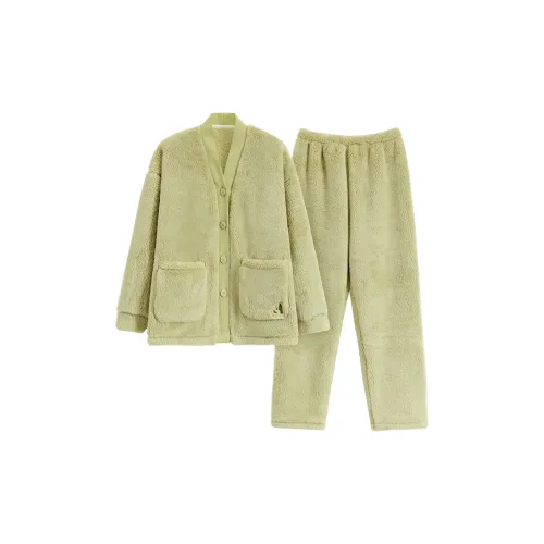 The Story Of The Flower Season Пижамный комплект Женские Зеленый