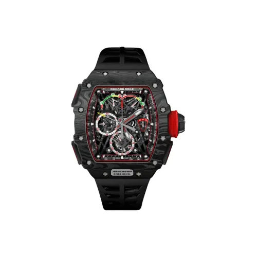 RICHARD MILLE Мужская серия Механизм с ручным заводом Мужские часы Часы 44,5*49,65 мм Черепный циферблат RM 50 03