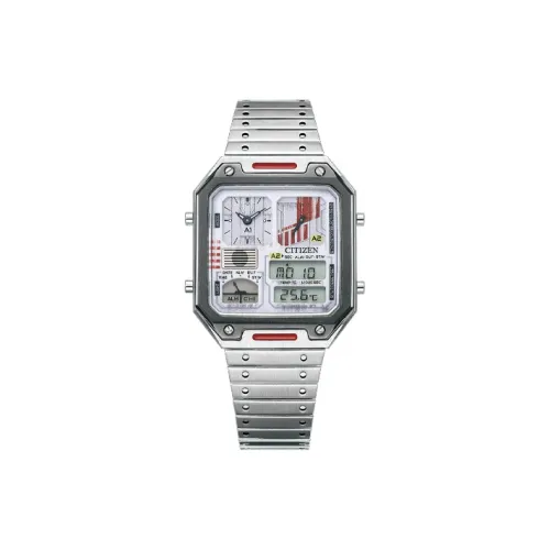 CITIZEN Кварцевый механизм нержавеющая сталь ремешок часы 34,4 мм мужские белый JG2131 51H