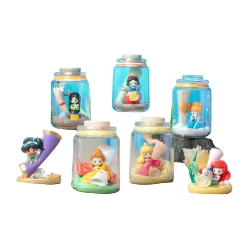 Disney Belle Alice Cinderella Fantasy Wish Bottle Disney Mystery Blind Box Single Mystery Box Full Box 6 PIECES