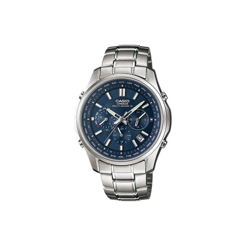 CASIO Кварцевый механизм нержавеющая сталь ремешок часы 46,3*41,6*10,6 мм мужские часы синий циферблат LIW M610D 2A