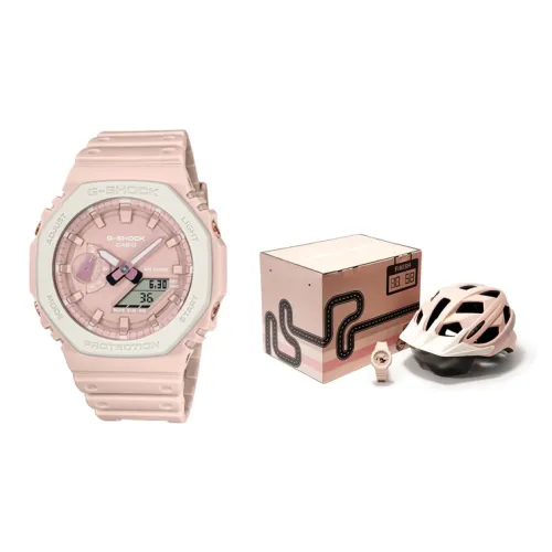 CASIO Кварцевый Movement Унисекс Часы 48,5mm*45,4mm*11,8mm Розовые