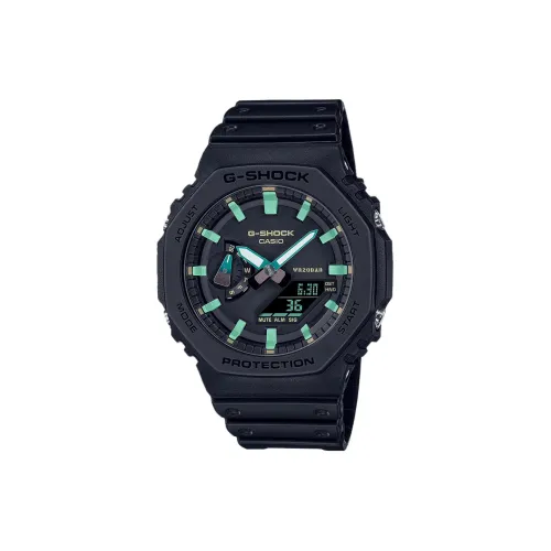 CASIO Кварцевый механизм Мужские часы Liquid Crystal/Analog Dual Display Series 48,5 мм*45,4 мм*11,8 мм Черные