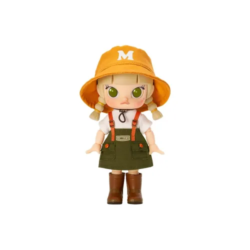 POP MART Коллаборация Edición Молли Кемпинг План IS Flexible Модные Фигурки 13см