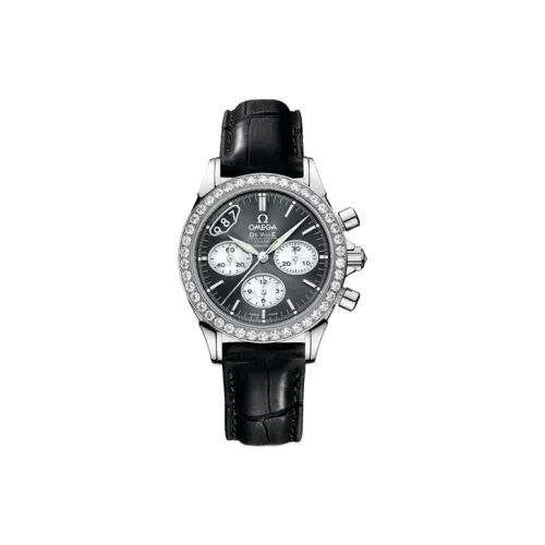 OMEGA Автоматический Механический Movement Женские Часы Disc Fly Collection 35 мм Серые