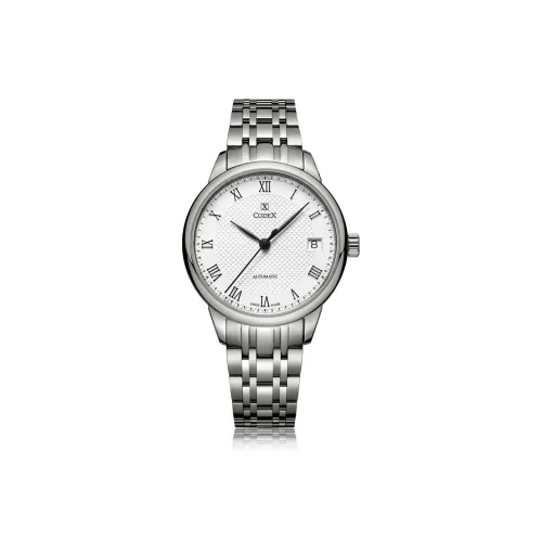 Codex Автоматический Механический Movement Женские Часы Classic Collection 34 мм Белые