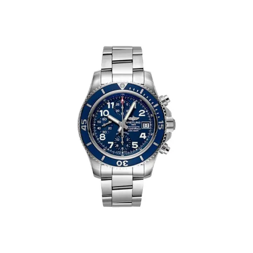 BREITLING Автоматический Механический Часы Мужские Super Ocean Collection 42 мм Синий