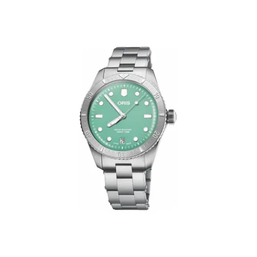 Oris Автоматический Механический Movement Унисекс Dive 65 Replica Collection Часы 38 мм Зеленые