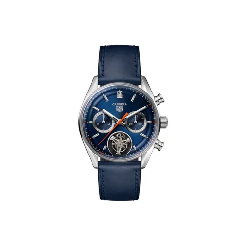 TAG HEUER Carrera Collection Автоматический Механический Механизм Мужские Часы Часы Синий Циферблат