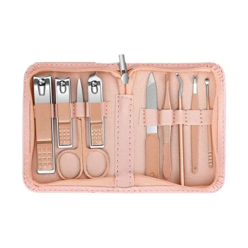PLYS Набор кусачек для ногтей Набор инструментов для ногтей Девять предметов