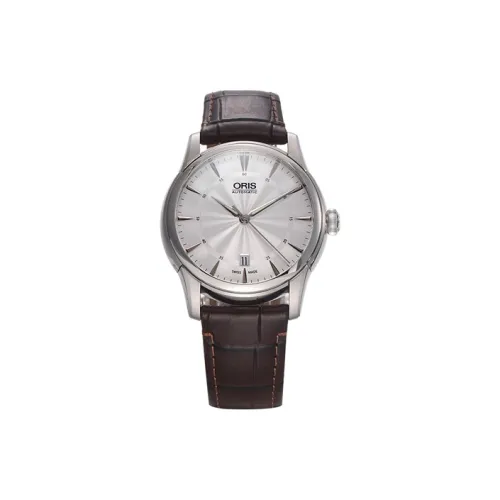 Oris Автоматический Механический Механизм Мужские Часы 40,5 мм Серебряный