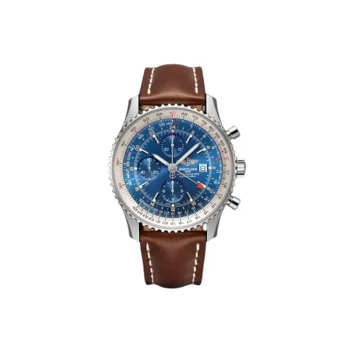 BREITLING Автоматический Механический Часы Мужские Aviation Chronograph Collection 46 мм Синий