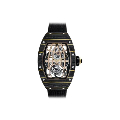 RICHARD MILLE Автоматический Механический Механизм Женские Часы 52,63*34,4мм Скелетный Циферблат RM 74 02