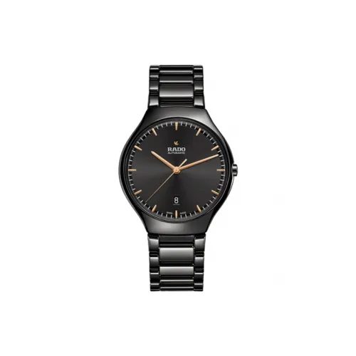 RADO Автоматический Механический Movement Унисекс Часы True Thinline Collection 40mm*9mm Черные