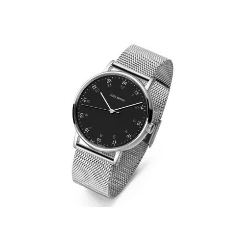 ISSEY MIYAKE Кварцевый механизм нержавеющая сталь ремешок унисекс белый циферблат модель NYAJ702Y серебряный