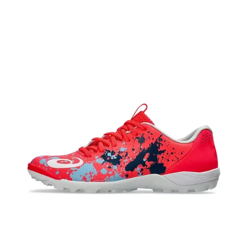 Asics TOQUE 8 TF Шипы Футбольные бутсы Унисекс Красный Белый