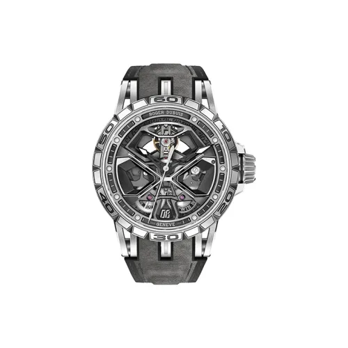 Roger Dubuis Механический механизм Мужские часы Kings Racing Series 45 мм с открытым механизмом