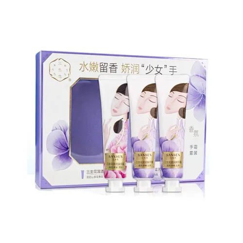 PECHOIN THREE Lives Цветочный дизайн Аромат Крем для рук Нет Тип аромата Ароматический Восстанавливающий Увлажняющий 40г*3