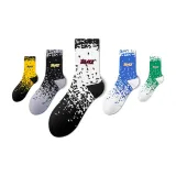 5 пачек (1 желтый, 1 черный, 1 белый, 1 синий, 1 зеленый)