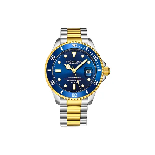 STUHRLING Автоматический Механический Часы Мужские Diver Collection 42mm*14mm*42mm Синий