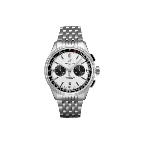 BREITLING Автоматический Механический Часы Мужские из коллекции Jade Elegant, 42 мм, Белый