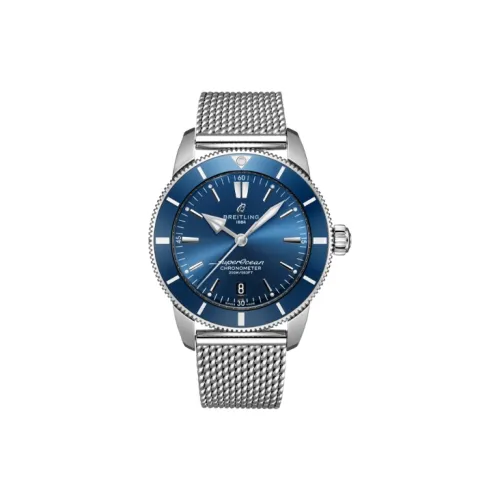 BREITLING Автоматический Механический Часы Мужские Super Ocean Collection 44 мм Синий