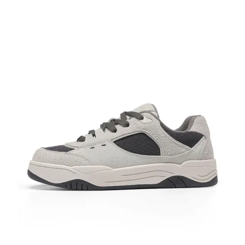 Haobin Платформа Увеличение Высоты Низкий Топ Скейтборд Кроссовки Унисекс Серый Синий