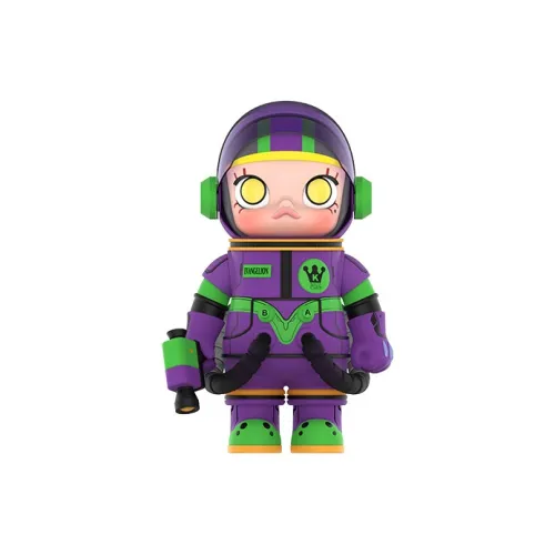 POP MART 400% Mega SPACE MOLLY Евангелион Evangelion 01 ЭВА Модные Фигурки 29,5 см