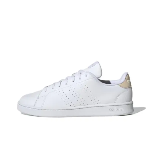 Adidas ADVANTAGE Slip-resistant Abrasion-resistant Low-top Skateboard Shoes Men's White Adidas ADVANTAGE Противоскользящие Износостойкие Низкие Кеды для Скейтбординга Мужские Белые